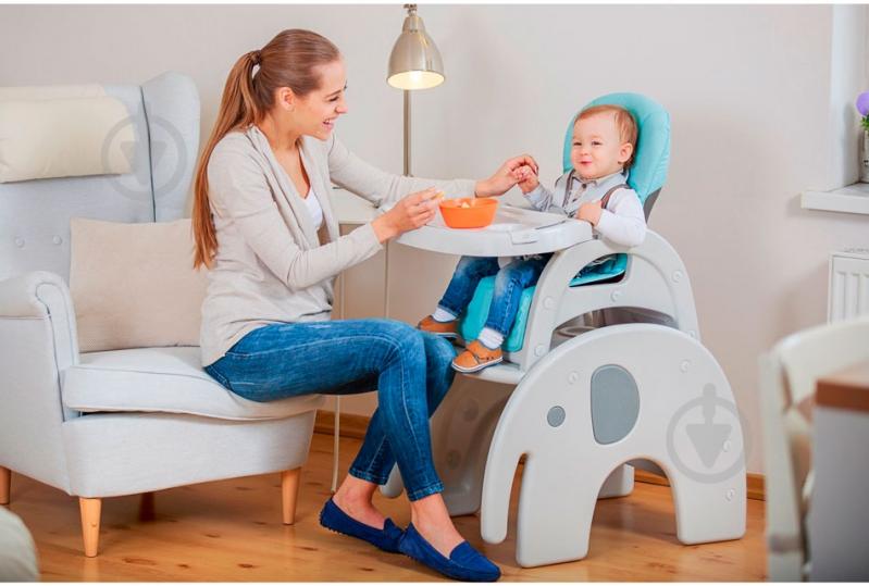 Стульчик-трансформер Lionelo Eli голубой LO.EL01 - фото 8