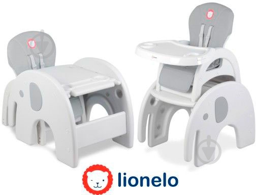 Стульчик-трансформер Lionelo Eli серый LO.EL03 - фото 2 Стульчик-трансформер Lionelo Eli серый LO.EL03 - фото 2