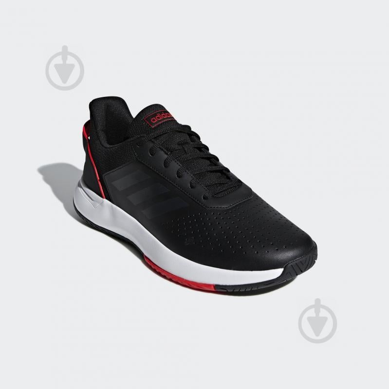 Кроссовки мужские Adidas COURTSMASH F36716 р.40 2/3 черные - фото 4