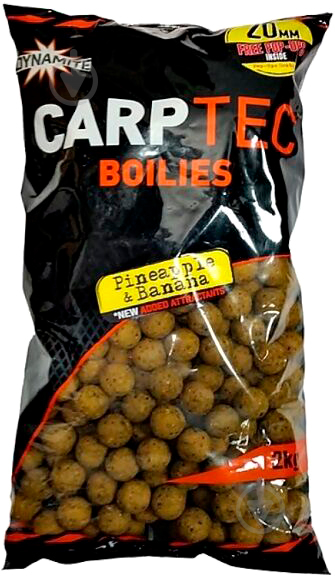 Бойли Dynamite Baits Carptec Pineapple&Banana 2000 г банан DY1165 - фото 1