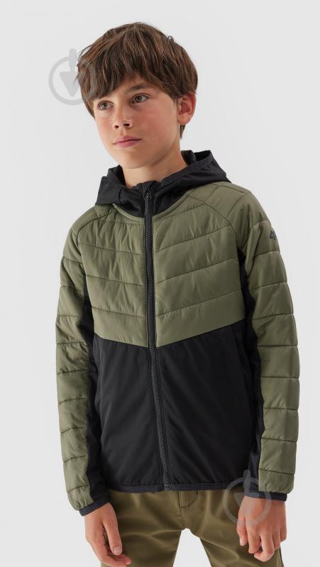 Куртка для хлопчиків 4F TECHNICAL JACKET M282 4FJAW23TTJAM282-44S хакі - фото 1