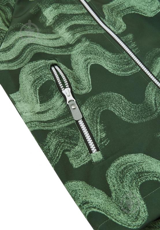 Куртка для мальчиков Reima Softshell Aitoo р.116 зеленый 5100139A-8512 - фото 7