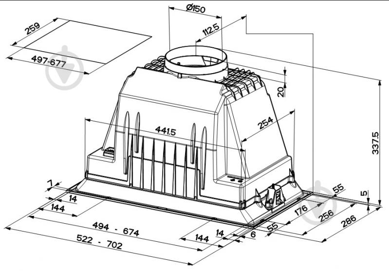 Витяжка Faber INKA PLUS HCE X A70 - фото 10 Витяжка Faber INKA PLUS HCE X A70 - фото 10