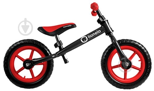 Беговел Lionelo Fin Plus черный/красный LO.FI01 - фото 1