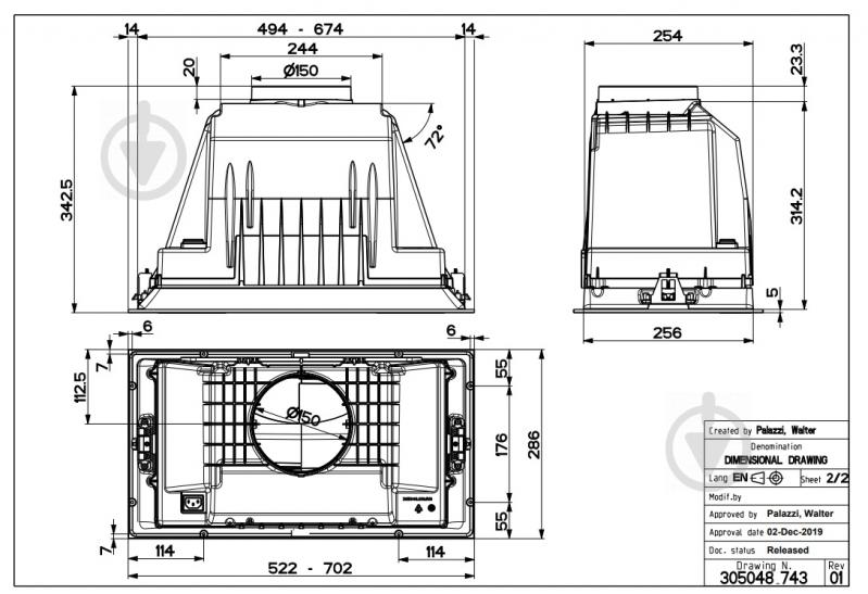 Вытяжка Faber INKA PLUS HC X A70 - фото 3