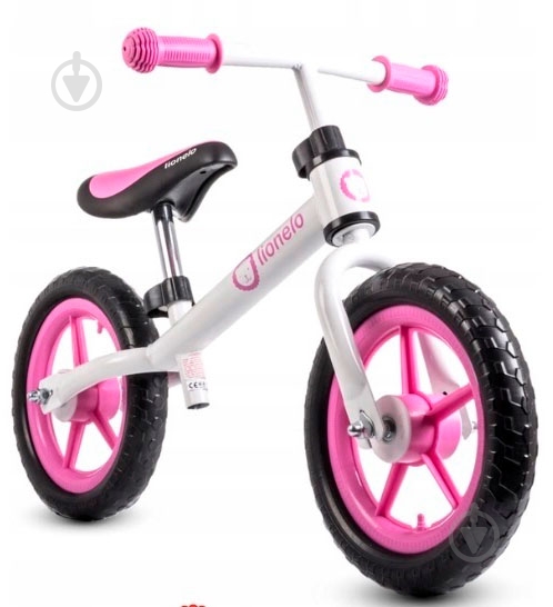 Беговел Lionelo Fin Plus белый/розовый LO.FI02 - фото 2 Беговел Lionelo Fin Plus белый/розовый LO.FI02 - фото 2