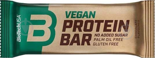 Протеиновый батончик BioTechUSA Vegan Bar Шоколад 50 г - фото 1