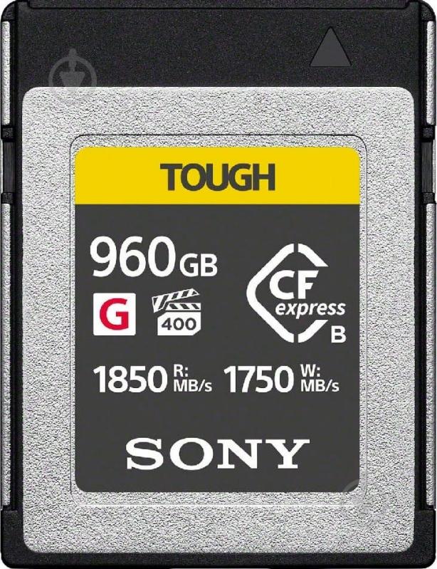 Карта пам'яті Sony CFexpress 960 ГБ (CEBG960T.CE7 ) Type B - фото 1