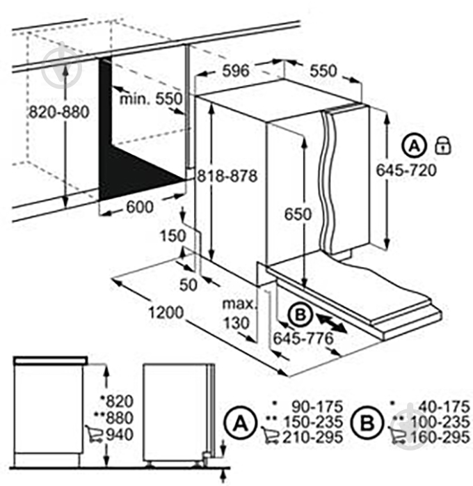 Встраиваемая посудомоечная машина Zanussi ZDLN5531 - фото 6