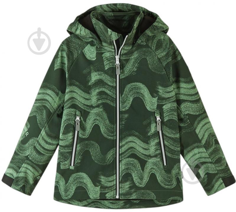 Куртка для хлопчиків Reima Softshell Aitoo р.164 зелений 5100139A-8512 - фото 2