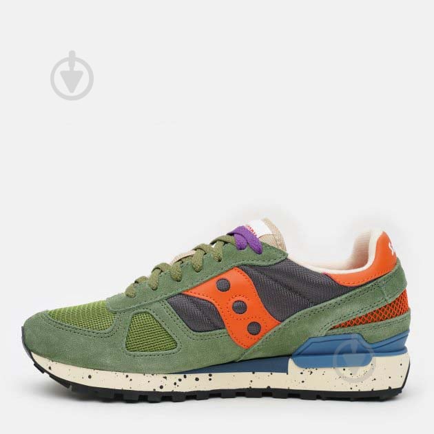 Кроссовки мужские демисезонные Saucony SHADOW ORIGINAL 2108-793s р.44 зеленые с оранжевым - фото 2