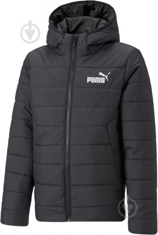 Куртка для хлопчиків Puma ESS HOODED PADDED JACKET 67055901 р.140 чорна - фото 1