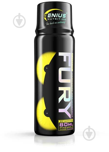 Комплекс предтренировочный Genius Nutrition Fury Extreme Shot Ананас - фото 1