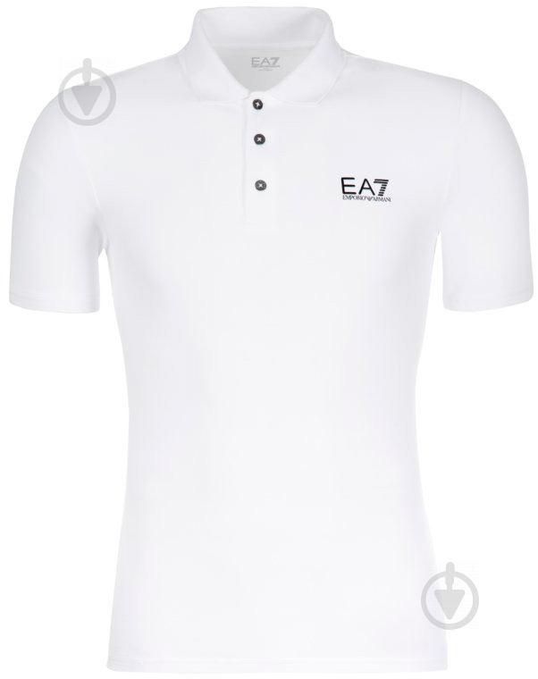 Поло EA7 JERSEY_POLO_SHIRT 3GPF52-PJ04Z-1100 р.S білий - фото 1