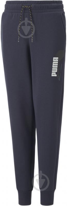 Брюки Puma ALPHA SWEATPANTS FL B 67010843 р. 140 черный - фото 1