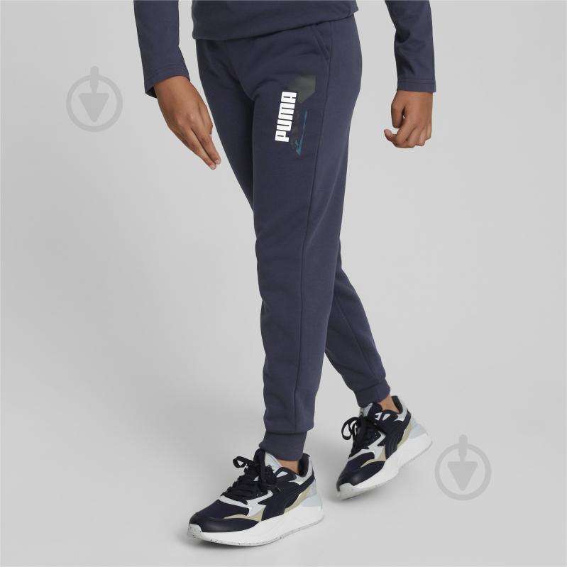 Брюки Puma ALPHA SWEATPANTS FL B 67010843 р. 140 черный - фото 2