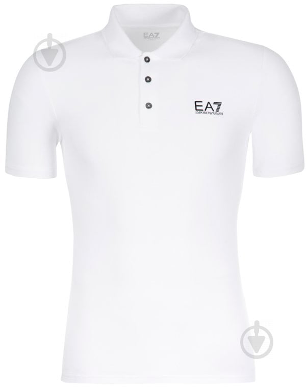 Поло EA7 JERSEY_POLO_SHIRT 3GPF52-PJ04Z-1100 р.2XL белый - фото 1