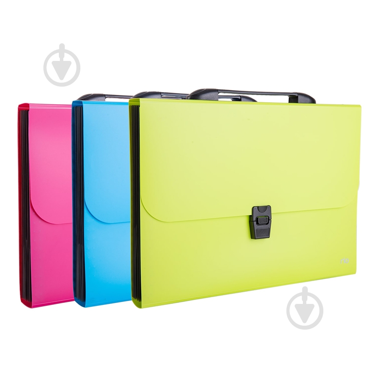 Папка-портфель мiкс 7 вiдділень А4 на замку Rio Deli EB40202 - фото 1 Папка-портфель мiкс 7 вiдділень А4 на замку Rio Deli EB40202 - фото 1