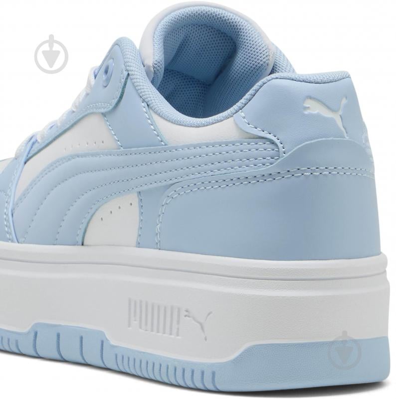 Кросівки жіночі Puma Rebound Femme Low 40259205 р.35,5 білі із блакитним - фото 4