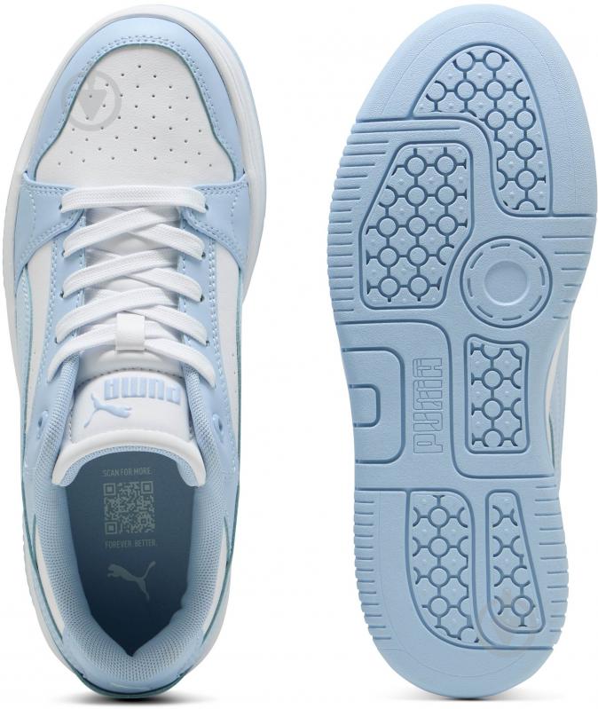 Кросівки жіночі Puma Rebound Femme Low 40259205 р.35,5 білі із блакитним - фото 6