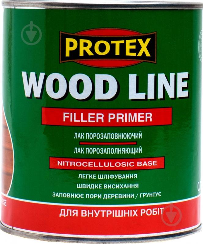 Лак ґрунтувальний порозаповнювальний Wood Line Protex мат 0,7 л - фото 1