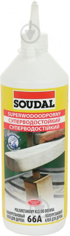 Клей для дерева SOUDAL 66A D4 750 г - фото 1