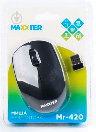 Миша Maxxter Mr-420 Black USB - фото 6