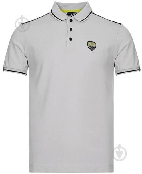 Поло EA7 JERSEY_POLO_SHIRT 3GPF74-PJ04Z-1937 р.XL сірий - фото 1