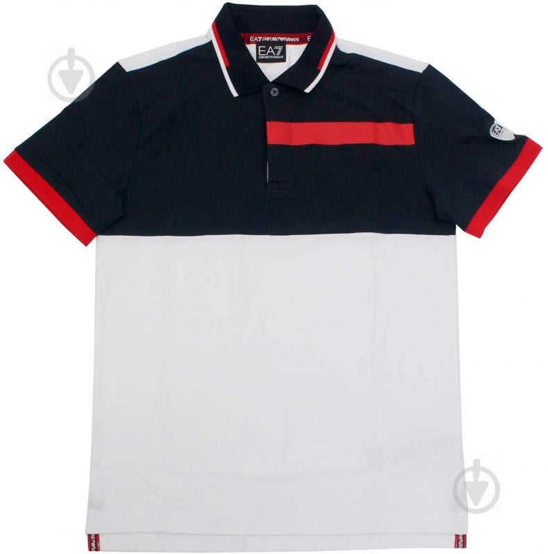 Поло EA7 JERSEY_POLO_SHIRT 3GPF80-PJ20Z-1100 L білий - фото 1