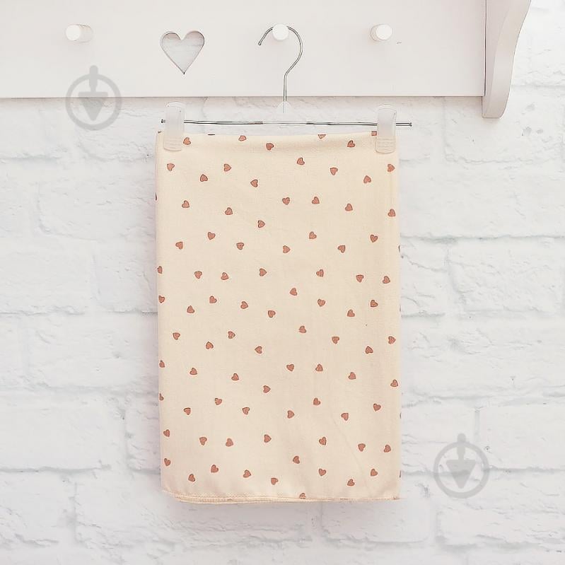 Пеленка Blanka Сердца 70x100 см бежевый 14379 - фото 1 Пеленка Blanka Сердца 70x100 см бежевый 14379 - фото 1