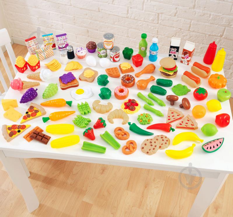 Игровой набор Kidkraft Tasty Treat Pretend Food Set 115 предметов 63330 - фото 2