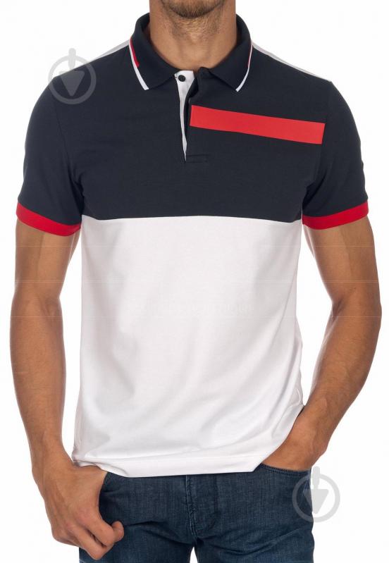 Поло EA7 JERSEY_POLO_SHIRT 3GPF80-PJ20Z-1100 р.M білий - фото 3