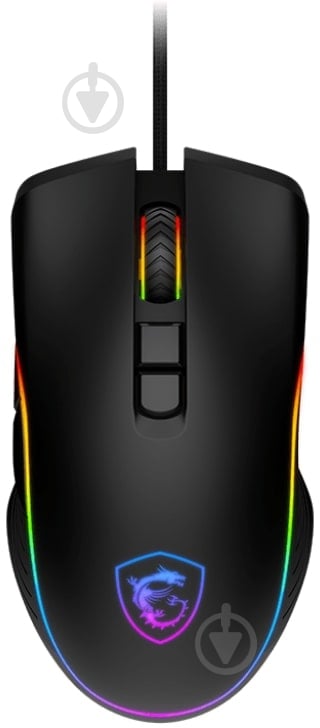 Мышь MSI FORGE GM300 RGB black (S12-0402300-HH9) - фото 1 Мышь MSI FORGE GM300 RGB black (S12-0402300-HH9) - фото 1