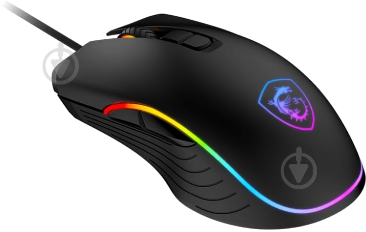 Мышь MSI FORGE GM300 RGB black (S12-0402300-HH9) - фото 2 Мышь MSI FORGE GM300 RGB black (S12-0402300-HH9) - фото 2