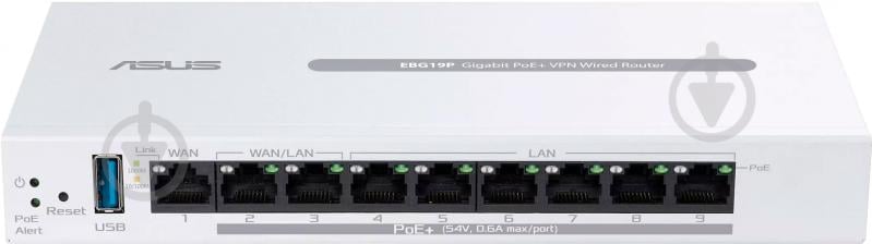 Маршрутизатор Asus ExpertWiFi EBG19P 8xGE LAN (8xPoE) (90IG08C0-MO3B00) - фото 1 Маршрутизатор Asus ExpertWiFi EBG19P 8xGE LAN (8xPoE) (90IG08C0-MO3B00) - фото 1