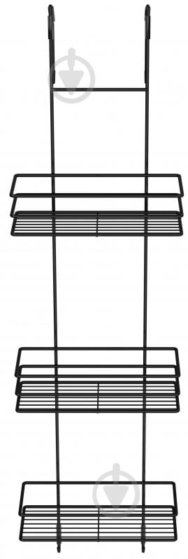 Полка для ванной 3-ярусная черная - фото 1 Полка для ванной 3-ярусная черная - фото 1