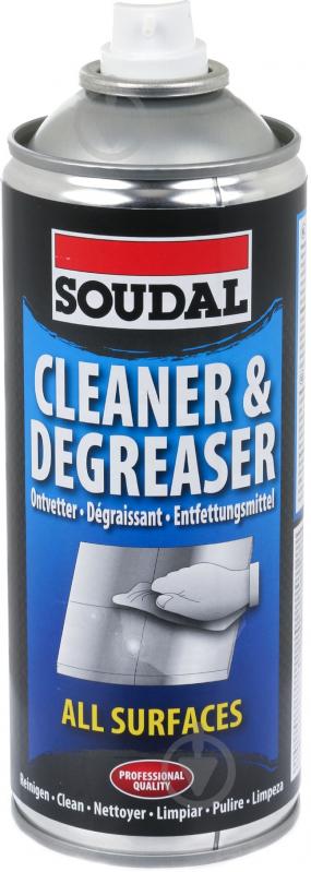 Засіб SOUDAL для очищення і знежирення Cleaner&Degreaser 400мл (90601333) - фото 2