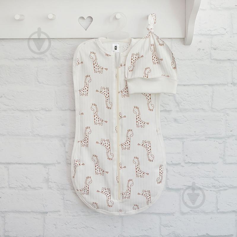 Европелюшка Blanka Жираф + шапочка 27x51 см бежевый 14350 - фото 1 Европелюшка Blanka Жираф + шапочка 27x51 см бежевый 14350 - фото 1