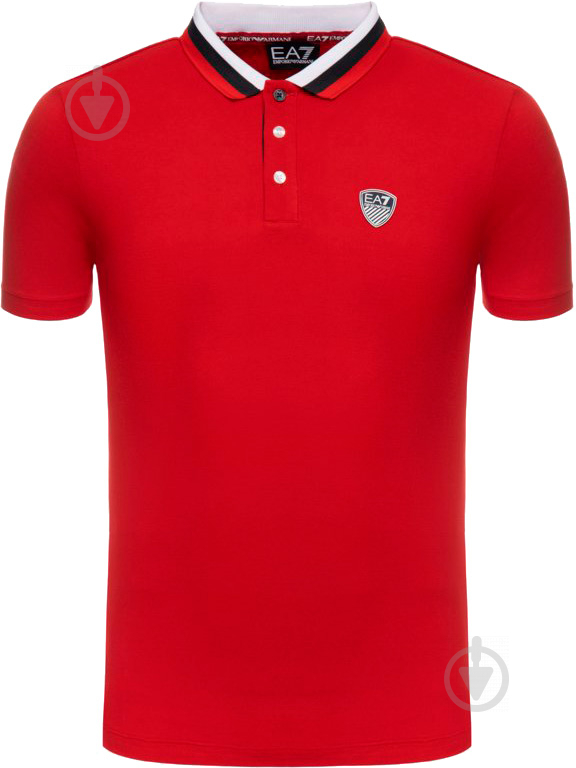 Поло EA7 JERSEY_POLO_SHIRT 3GPF82-PJ61Z-1450 р.M червоний - фото 1