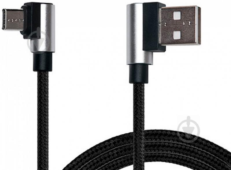 Кабель Real-el USB Type-C 1 м черный (USB 2.0 Premium AM-Type C 1m,) - фото 2