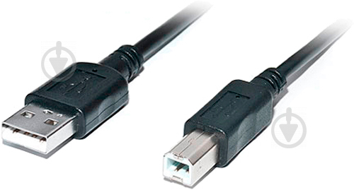 Кабель Real-el USB Am – USB Bm 2 м чорний (USB 2.0 Pro AM-BM 2m, black (R) - фото 2