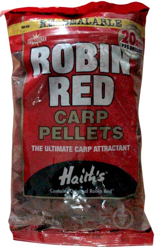 Пеллетс Dynamite Baits Robin Red Carp Pellets 900 г робин ред DY085 - фото 1