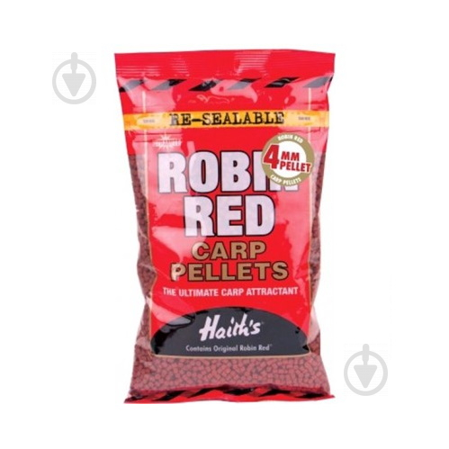 Пеллетс Dynamite Baits Robin Red Carp Pellets 4мм 900 г робин ред DY080 - фото 1