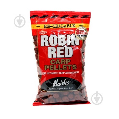 Пеллетс Dynamite Baits Robin Red Carp Pellets 8мм 900 г робин ред - фото 1