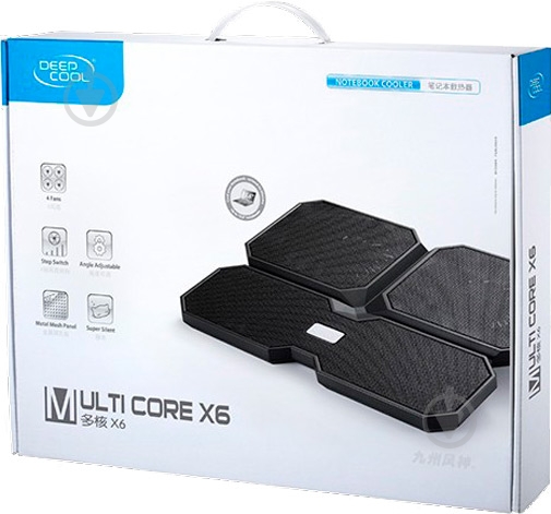 Подставка для ноутбука Deepcool Multi Core X6 (Multi Core X6) - фото 8 Подставка для ноутбука Deepcool Multi Core X6 (Multi Core X6) - фото 8