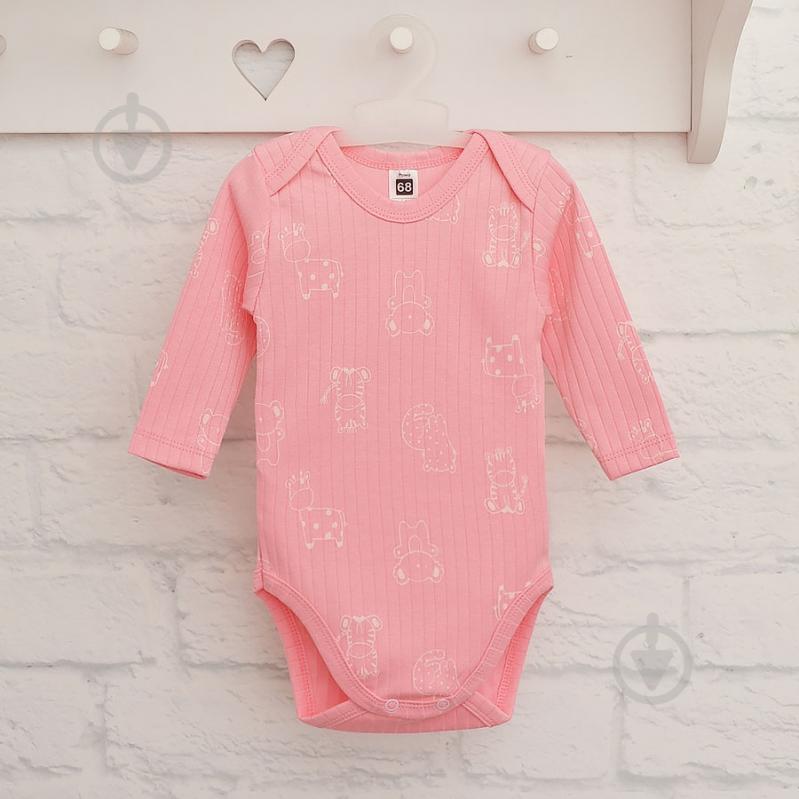 Боді дитяче для дівчинки Blanka Тваринки р.74-80 рожевий 110841 - фото 2 Боді дитяче для дівчинки Blanka Тваринки р.74-80 рожевий 110841 - фото 2