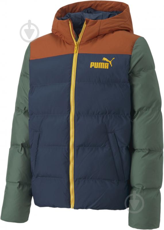 Куртка для хлопчиків Puma COLOURBLOCK POLYBALL HOODED JACKET 84986064 різнокольорова - фото 1