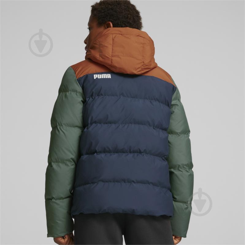 Куртка для хлопчиків Puma COLOURBLOCK POLYBALL HOODED JACKET 84986064 різнокольорова - фото 4