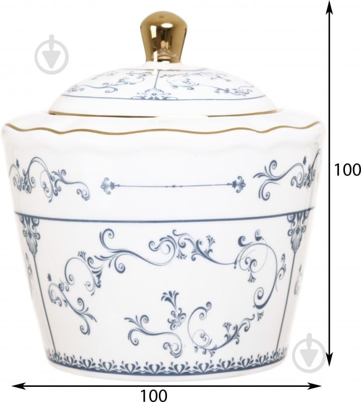 Цукорниця Fiora Austen 9,8x10,2 см порцеляна - фото 2 Цукорниця Fiora Austen 9,8x10,2 см порцеляна - фото 2