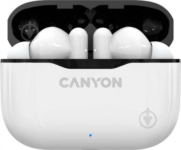 Bluetooth-гарнітура Canyon CNE-CBTHS3W white (CNE-CBTHS3W) - фото 2